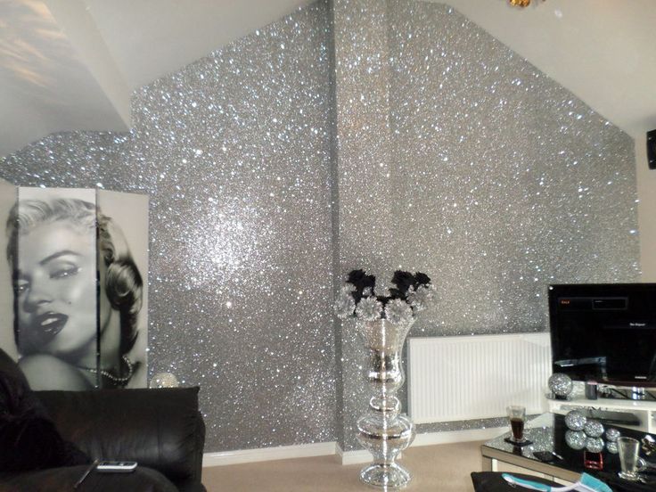 Glitter Wall Fabric For Decoration