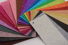 Adhesive Jade Glitter Paper