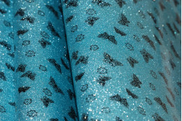 Butterfly Printing PVC Glitter Film