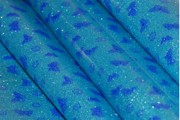 Butterfly Printing PVC Glitter Film
