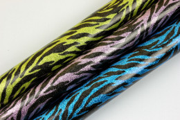 Offset Printed Glitter Synthetic PU