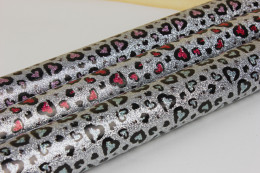 Offset Printed Glitter Synthetic PU