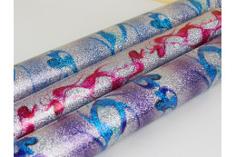 Offset Printed Glitter Synthetic PU