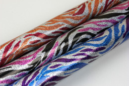 Offset Printed Glitter Synthetic PU