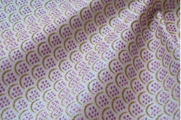 Printed Glitter Synthetic PU