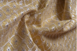 Yellow Glitter Fabric