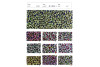 Offset Printed Glitter Synthetic PU