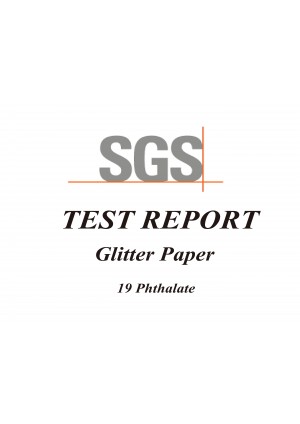 SGS Test Report - Glitter Paper - 19 Phthalate (04 June 2018)